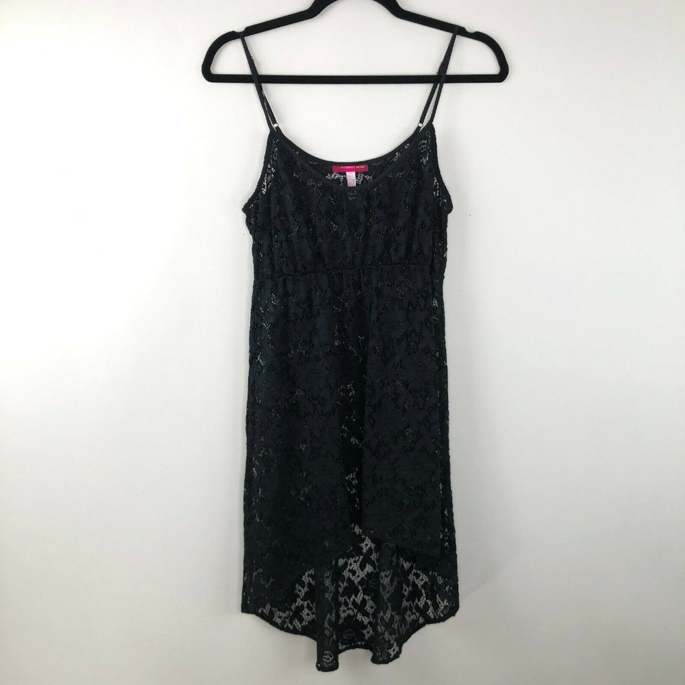 Victoria's Secret Black Lace Babydoll Slip